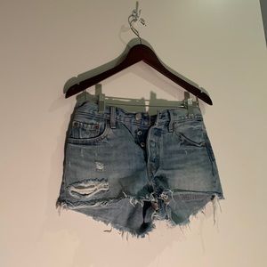 Levi’s 501 button fly shorts